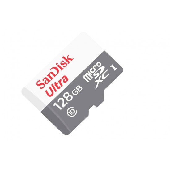 Sandisk 128GB Ultra Micro SDXC Memory Card, C10 UHS-I W/out Adapter | SDSQUNR-128G-GN6MN