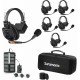 Saramonic WiTalk9-WT5S 5-Person 1.9GHz Full-Duplex Wireless Intercom System with 500m Range, expandable to 30 Users, 10 Batteries, 10-Bay Charger & Case