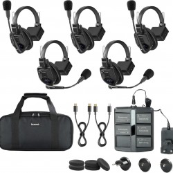 Saramonic WiTalk9 SE-5S 5-Person Full-Duplex Wireless Intercom System (2.4 GHz)