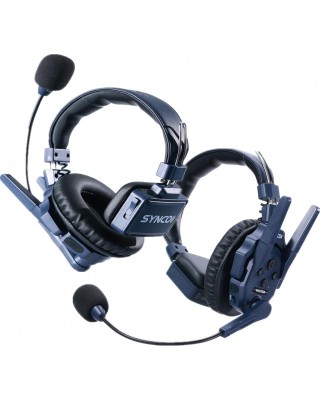 SYNCO Xtalk Master 2-Person Wireless Intercom Headset System, 2.4GHz Full-Duplex, 500m Range, Master-Free Instant Pairing, ENC Noise Cancellation, 45ms Low Latency, 15H Runtime, USB-C UAC