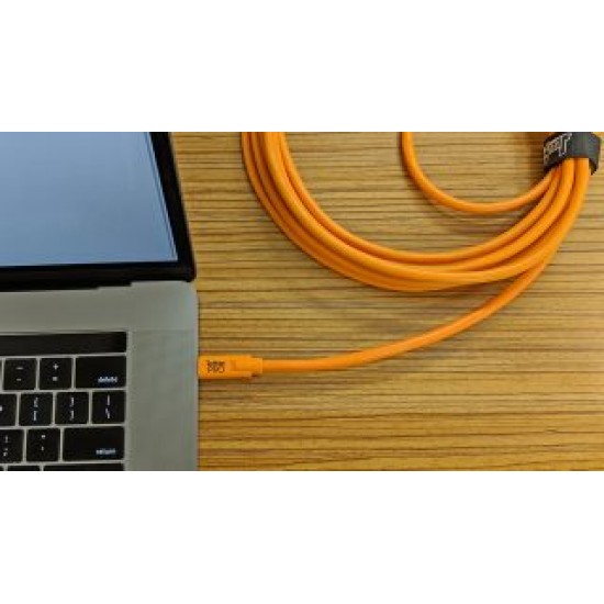 Tether Tools TetherPro USB Type-C Male to USB Type-C Male Cable (15', Orange)