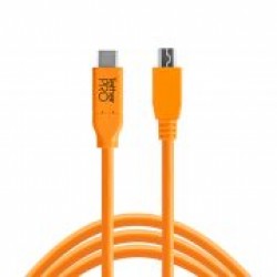كابل عرض TetherPro USB-C إلى 2.0 Mini-B 5-Pin