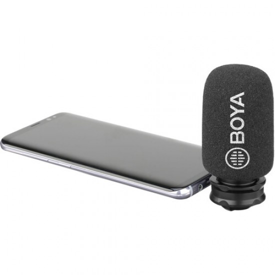 BOYA BY-DM100 Plug-On Stereo Microphone for USB Type-C Android Devices