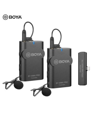 BOYA BY-WM4 PRO-K4 2.4G Wireless Microphone System