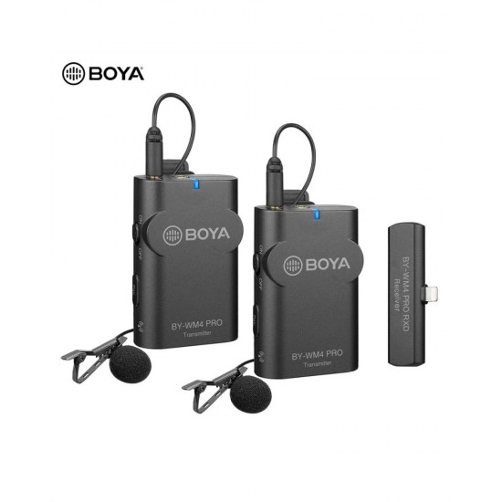 BOYA BY-WM4 PRO-K4 2.4G Wireless Microphone System