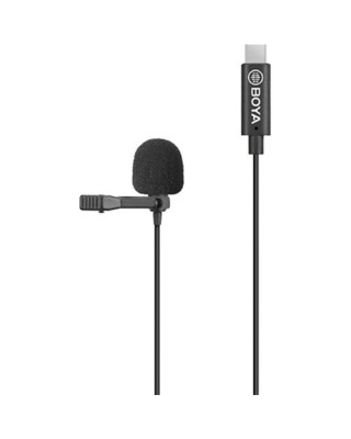 BOYA BY-M3 Digital Omnidirectional Lavalier Microphone with USB-C Cable (Android)