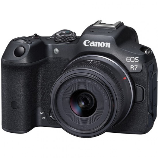 CANON EOS R7 MIRRORLESS CAMERA BODY WITH EF-EOS R MOUNT ADAPTER
