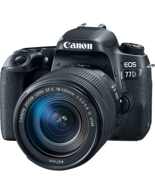 Canon EOS 77D DSLR Camera with 18-135mm USM Lens