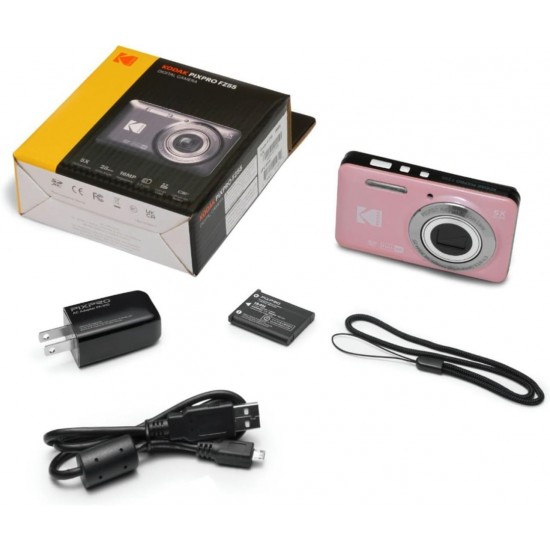 Kodak PIXPRO FZ55 Digital Camera (PINK)