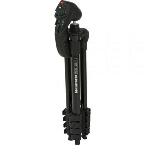 Manfrotto MKC3-H01 Photo-Movie Kit Aluminum Tripod with Grip Head (Black)