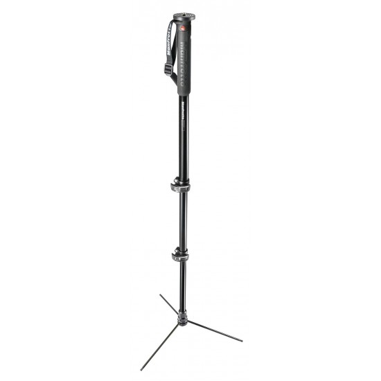 Manfrotto MMXPROA3B Prime Base Aluminium XPRO Monopod with 3 Section Manfrotto MMXPROA3B Prime Base Aluminium XPRO Monopod with 3 Section