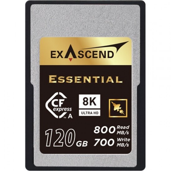 EXASCEND 120GB EXASCEND ESSENTIAL SERIES CFEXPRESS TYPE A CARD