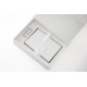 A4 +A6 COVER + USB Flushbox Double Layer with Handle WHITE PC0022H