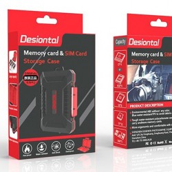 DESIONTAL MEMORY CARD & SIM CARD STORAGE CASE