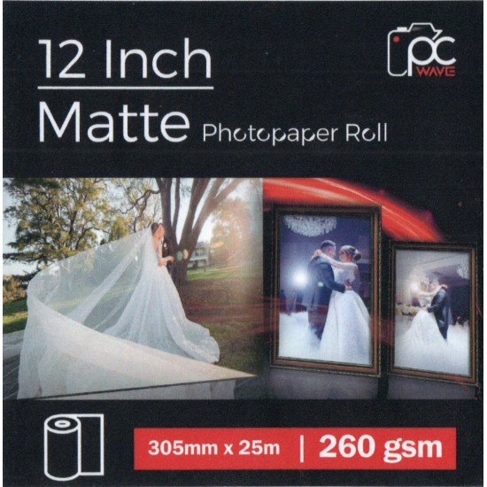 PHOTO PAPER MATT  ROLL 12 INCHES