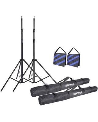 Neewer 3M Light Stands with Sandbags (10', Set of 2)