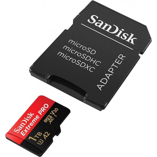 SanDisk 1TB Extreme UHS-I microSDXC Memory Card with SD Adapter