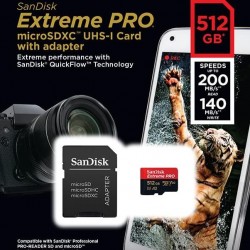 SanDisk 512GB Extreme Pro Micro SDXC Memory Card