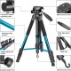 NEEWER SAB264 ALUMINUM ALLOY CAMERA TRIPOD MONOPOD WITH PAN HEAD (BLUE)