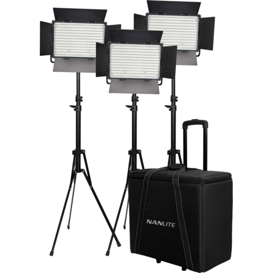 Nanlite 1200Sa Daylight Led Panel 3-Light Kit Nanlite 1200Sa Daylight Led Panel 3-Light Kit