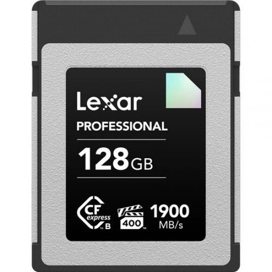 بطاقة LEXAR CFEXPRESS TYPE-B احترافية سعة 128 جيجابايت، سرعة قراءة تصل إلى 1900 ميجابايت/ثانية، سرعة كتابة تصل إلى 1700 ميجابايت/ثانية VPG 400 بطاقة LEXAR CFEXPRESS TYPE-B احترافية سعة 128 جيجابايت، سرعة قراءة تصل إلى 1900 ميجابايت/ثانية، سرعة كتابة تصل إلى 1700 ميجابايت/ثانية VPG 400