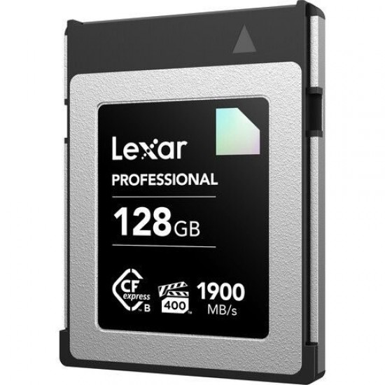 بطاقة LEXAR CFEXPRESS TYPE-B احترافية سعة 128 جيجابايت، سرعة قراءة تصل إلى 1900 ميجابايت/ثانية، سرعة كتابة تصل إلى 1700 ميجابايت/ثانية VPG 400 بطاقة LEXAR CFEXPRESS TYPE-B احترافية سعة 128 جيجابايت، سرعة قراءة تصل إلى 1900 ميجابايت/ثانية، سرعة كتابة تصل إلى 1700 ميجابايت/ثانية VPG 400