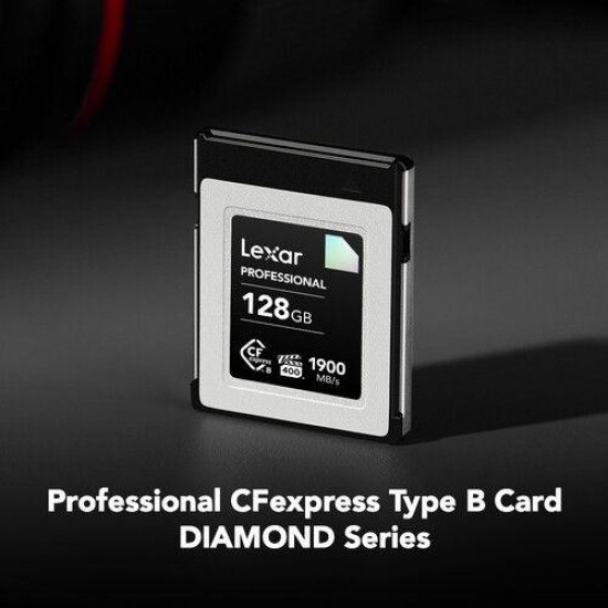 بطاقة LEXAR CFEXPRESS TYPE-B احترافية سعة 128 جيجابايت، سرعة قراءة تصل إلى 1900 ميجابايت/ثانية، سرعة كتابة تصل إلى 1700 ميجابايت/ثانية VPG 400 بطاقة LEXAR CFEXPRESS TYPE-B احترافية سعة 128 جيجابايت، سرعة قراءة تصل إلى 1900 ميجابايت/ثانية، سرعة كتابة تصل إلى 1700 ميجابايت/ثانية VPG 400