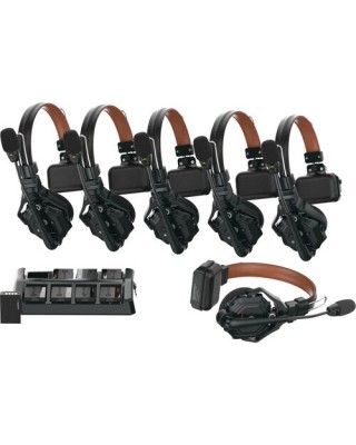 Hollyland Solidcom C1 Pro-6S Full-Duplex Wireless Intercom System with 6 Headsets (1.9 GHz)