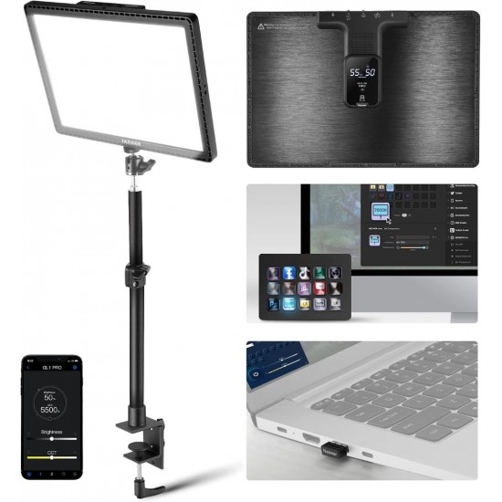 NEEWER GL1 PRO 15.5" Key Light Streaming Light