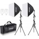 NEEWER NK200 24x24"/60x60CM 700W Photography Softbox Kit