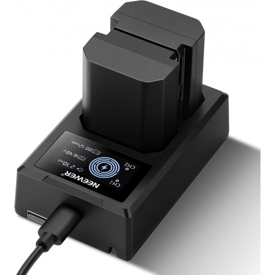 NEEWER NP-FZ100 Replacement Battery Charger Kit for Sony