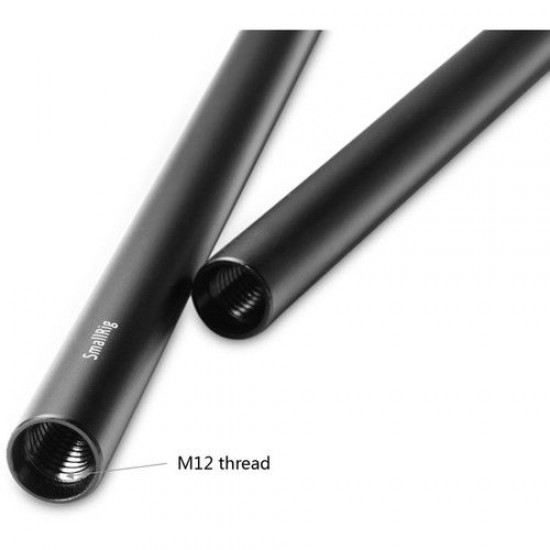 SmallRig 15mm Aluminum Rod (Pair, Black, 12") SmallRig 15mm Aluminum Rod (Pair, Black, 12")