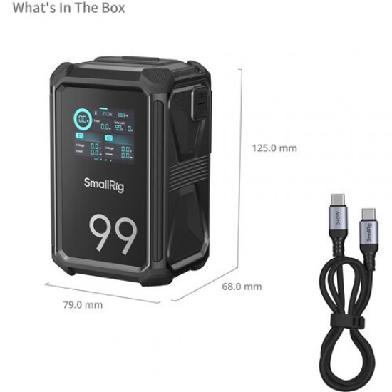 SmallRig X-Touch Smart Triple-Proof X99 Battery (99Wh, V-Mount)