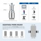 NEEWER 180CM PORTABLE CELL PHONE STAND WITH GOOSENECKS TS06 NEEWER 180CM PORTABLE CELL PHONE STAND WITH GOOSENECKS TS06