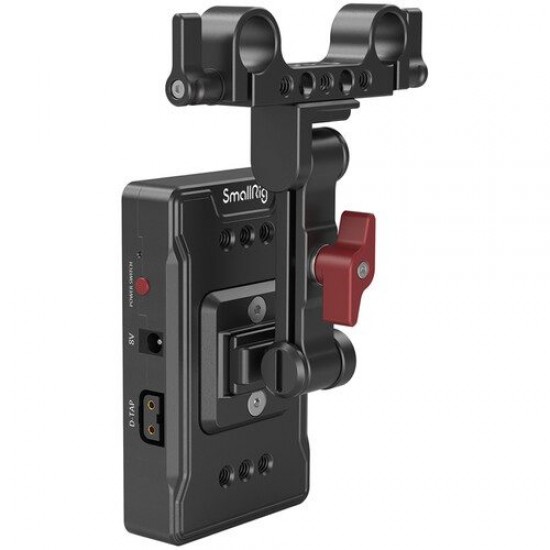 SmallRig V-Mount Battery Adapter Plate with Dual-Rod Clamp and Extension Arm SmallRig V-Mount Battery Adapter Plate with Dual-Rod Clamp and Extension Arm