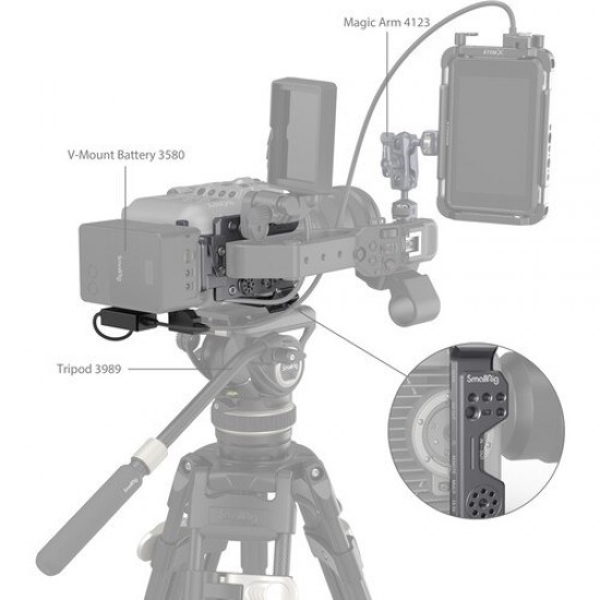 SmallRig Cage Kit for Sony FX6 (V-Mount)