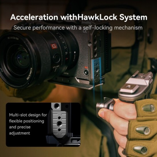 SmallRig HawkLock Quick Release Advanced Cage Kit for Sony FX3 and FX30