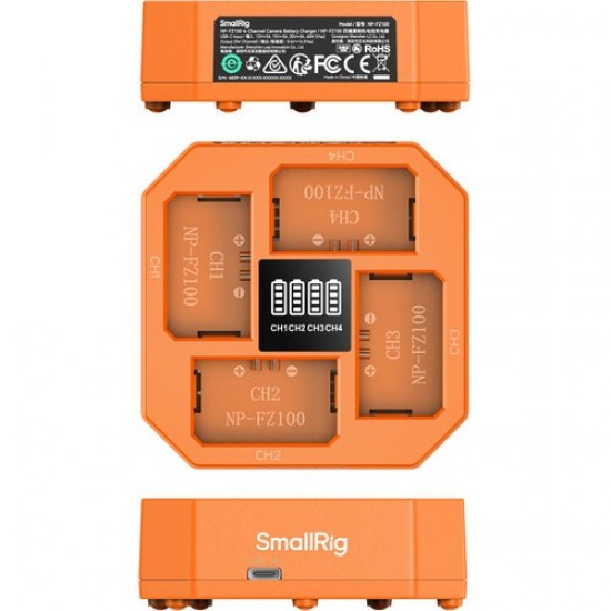 SmallRig NP-FZ100 4-Channel Camera Battery Charger