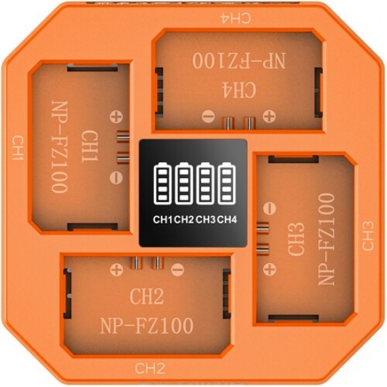 SmallRig NP-FZ100 4-Channel Camera Battery Charger