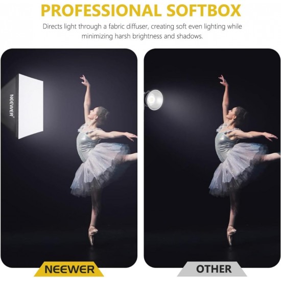 NEEWER NK200 24x24"/60x60CM 700W Photography Softbox Kit