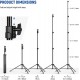 NEEWER ST-300AC 300cm Heavy Duty Air Cushioned Light Stand NEEWER ST-300AC 300cm Heavy Duty Air Cushioned Light Stand