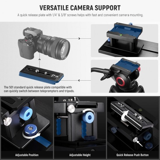 NEEWER X17 II ALUMINUM ALLOY TELEPROMPTER NEEWER X17 II ALUMINUM ALLOY TELEPROMPTER