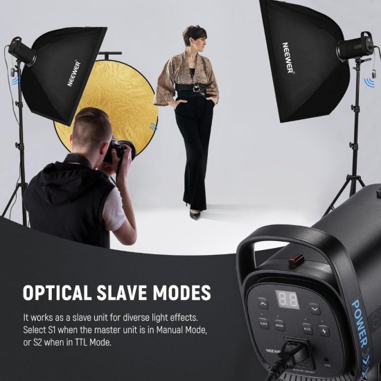 NEEWER S101-400W PRO GN65 Strobe Flash Monolight with Trigger