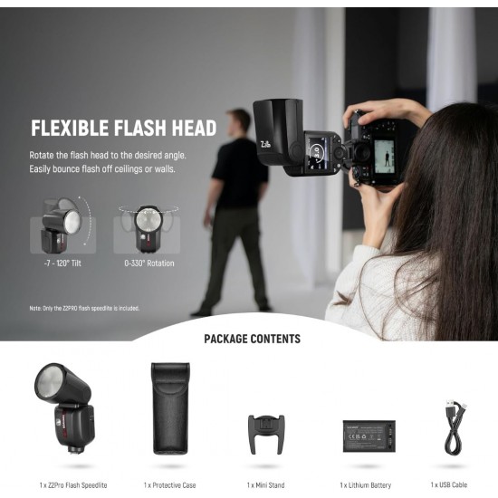 NEEWER Z2PRO-S TTL ROUND HEAD FLASH SPEEDLITE WITH 3000mAh LITHIUM BATTERY NEEWER Z2PRO-S TTL ROUND HEAD FLASH SPEEDLITE WITH 3000mAh LITHIUM BATTERY