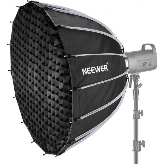 NEEWER 85CM DEEP PARABOLIC QUICK RELEASE SOFTBOX WITH HONEYCOMB GRID SF85Q NEEWER 85CM DEEP PARABOLIC QUICK RELEASE SOFTBOX WITH HONEYCOMB GRID SF85Q