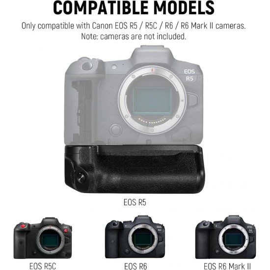 NEEWER BG-R10 Replacement Battery Grip for Canon EOS R5 R5C NEEWER BG-R10 Replacement Battery Grip for Canon EOS R5 R5C