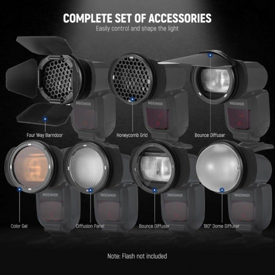 NEEWER FLASH MAGNETIC ACCESSORY KIT FOR SQUARE/ROUND HEAD CRM3 NEEWER FLASH MAGNETIC ACCESSORY KIT FOR SQUARE/ROUND HEAD CRM3