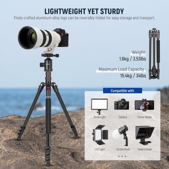 NEEWER TP77 77'' 2 In 1 Camera Tripod Monopod NEEWER TP77 77'' 2 In 1 Camera Tripod Monopod