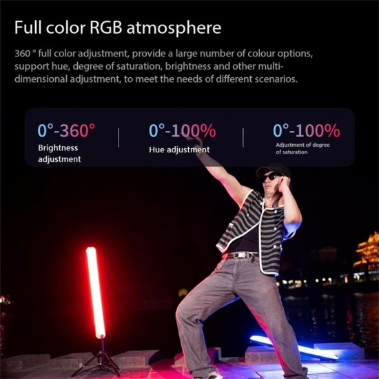 NEEWER BASICS GC30C 30W RGB Handheld Inflatable LED Fill Light NEEWER BASICS GC30C 30W RGB Handheld Inflatable LED Fill Light