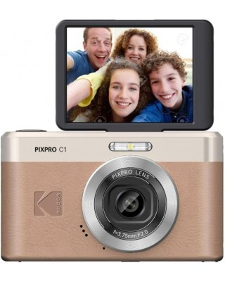 Kodak PIXPRO C1 Compact Digital Camera - BROWN